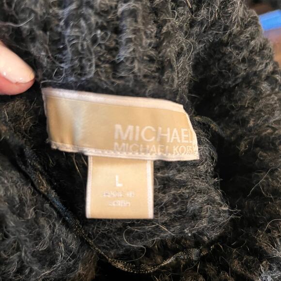 Michael Michael Kors Women’s Acrylic Alpaca Wool Blend Cowl Neck Sweater Large - Picture 7 of 7